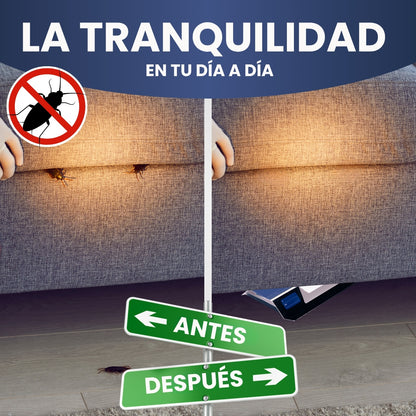 Trampas Adhesivas XL para Cucarachas y Bichos | Atrayente de Avellana y Adhesivo Extra Fuerte
