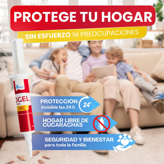 Gel Anticucarachas en Jeringuilla 10g | Elimina Cucarachas desde el Nido