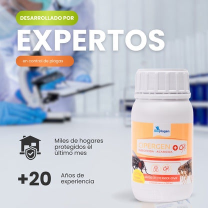 Insecticida Concentrado con Cipermetrina 9,3% | Acción Rápida y Protección Prolongada contra Insectos