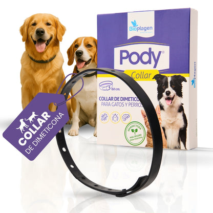 Collar Antiparasitario para Perros y Gatos 60 cm | Protección Natural hasta 8 Meses