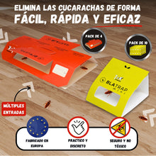 Trampas Adhesivas para Cucarachas Extra Fuertes | Atrayente Alimentario Sin Veneno ni Biocidas