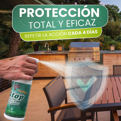 Spray Repelente para Lagartijas, Geckos y Serpientes 750 ml | Deshabituante Natural de Larga Duración | Uso Doméstico y Exterior
