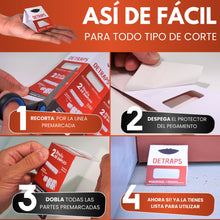 Trampas Adhesivas para Cucarachas Extra Fuertes | Atrayente Alimentario Sin Veneno ni Biocidas