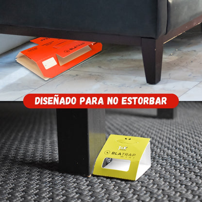 Trampas Adhesivas para Cucarachas Extra Fuertes | Atrayente Alimentario Sin Veneno ni Biocidas
