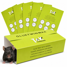 Trampas Adhesivas para Ratones y Ratas | Pegamento Extra Fuerte con Atrayente de Avellana