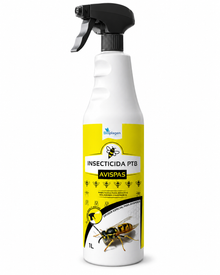 Insecticida PTB Avispas 1 Litro | Spray Listo para Usar para Avispas, Avispones y Avisperos