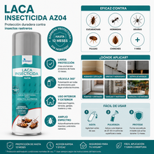 Laca Insecticida AZ04 400 ml – Barrera Protectora Hasta 12 Meses