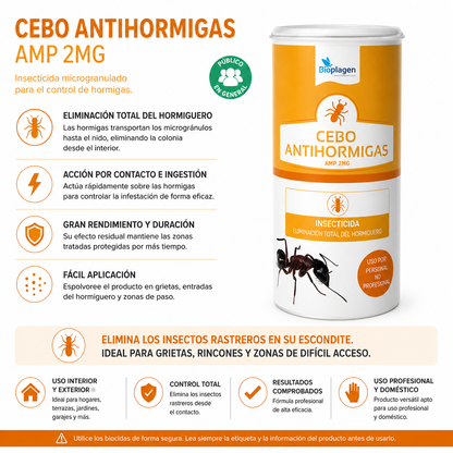 Pack Tratamiento Hormigas Exterior | Solución eficaz para eliminar hormigas en jardines, terrazas y patios