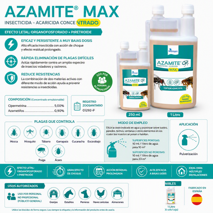 Azamite Max 250 ml Insecticida Concentrado
