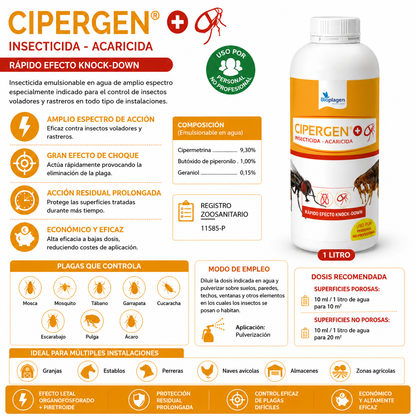 Cipergen + 1 Litro