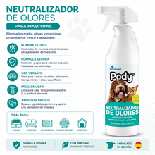 Neutralizador de Olores para Mascotas PODY Bioplagen 650 ml | Elimina Olores en Camas, Alfombras y Superficies