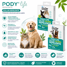 Collar Repelente PODY Life Bioplagen | Protección Natural para Perros y Gatos contra Mosquitos, Pulgas y Garrapatas