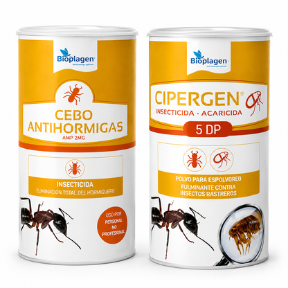 Pack Tratamiento Hormigas Exterior | Solución eficaz para eliminar hormigas en jardines, terrazas y patios